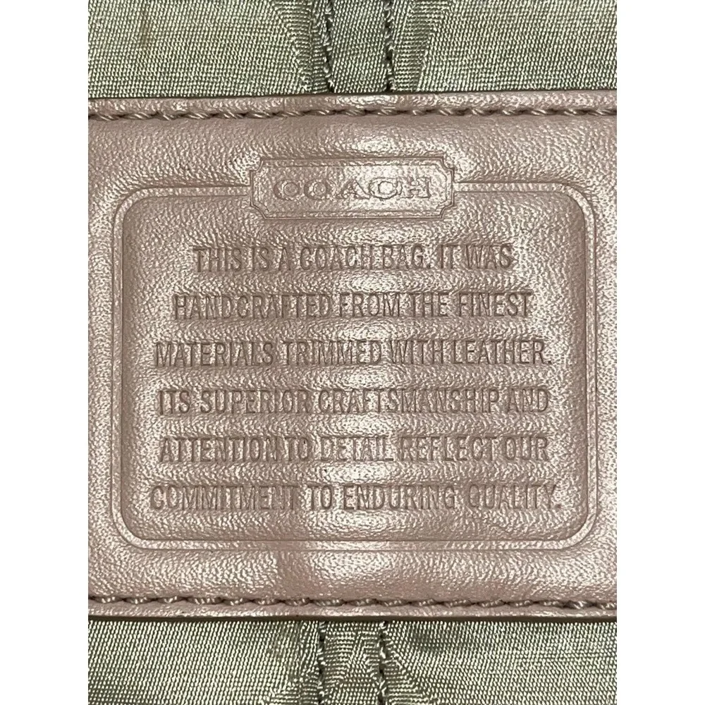 Coach Tan Pink Womens B1376-24861 Signature C Adjustable‎ Strap Crossbody Bag